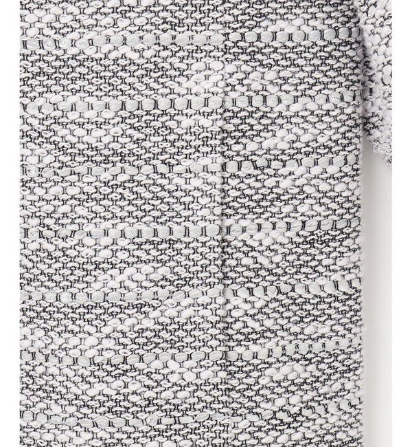 自由区「カラミツイードノーカラー ジャケット」|ノーカラージャケット|