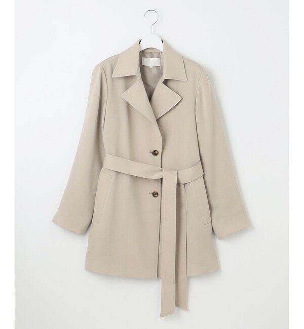 自由区「トロトレンチミドル丈 コート」|トレンチコート|