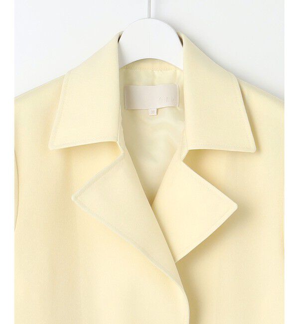 自由区「トロトレンチミドル丈 コート」|トレンチコート|