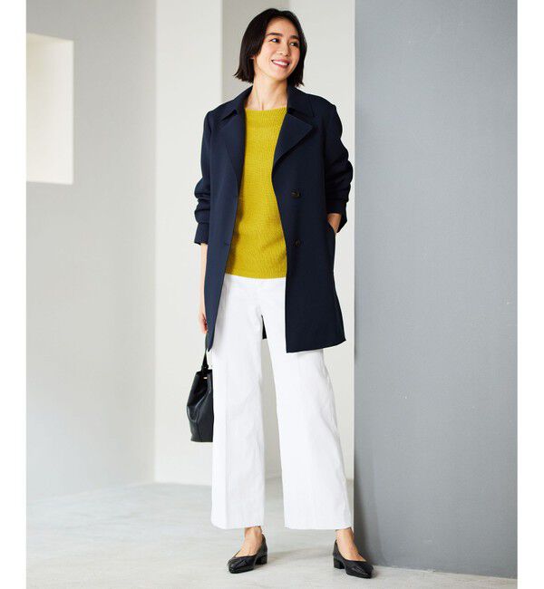 自由区「トロトレンチミドル丈 コート」|トレンチコート|