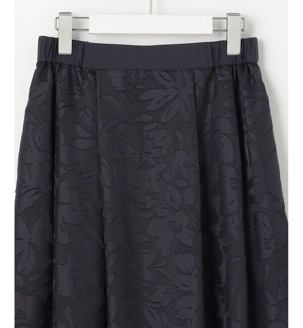 自由区「【セットアップ対応・洗える】フラワーオパールタックフレア スカート」|スカート|