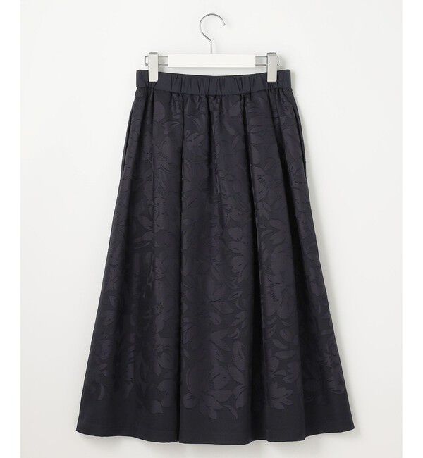 自由区「【セットアップ対応・洗える】フラワーオパールタックフレア スカート」|スカート|
