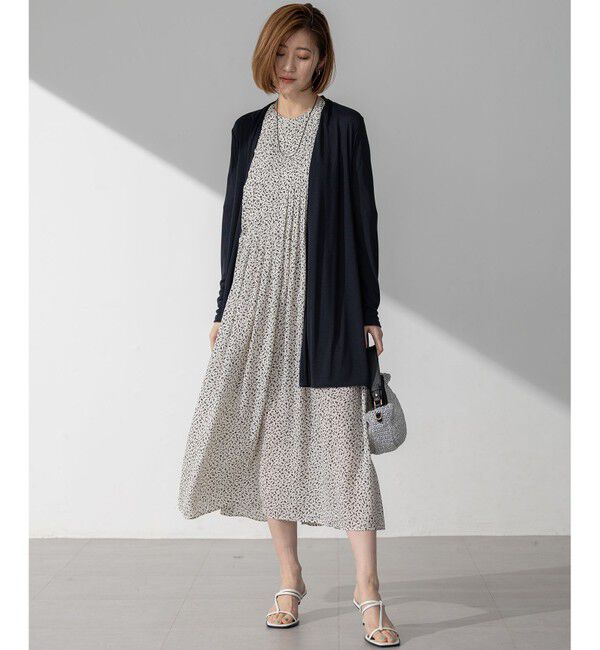 23区「【UVケア/接触冷感】マルチ機能 シアー ロング カーディガン」|カーディガン|