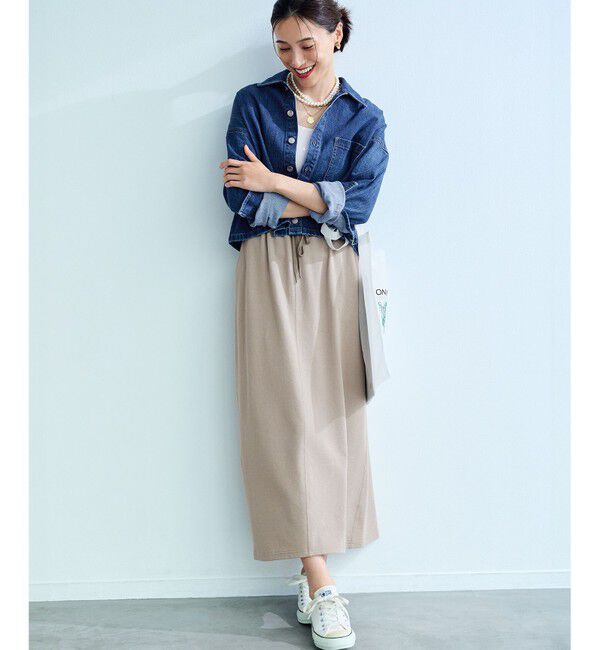 23区「【Oggi6月号掲載/新色追加】オーガニック コットンリブ タンクトップ」|タンクトップ|