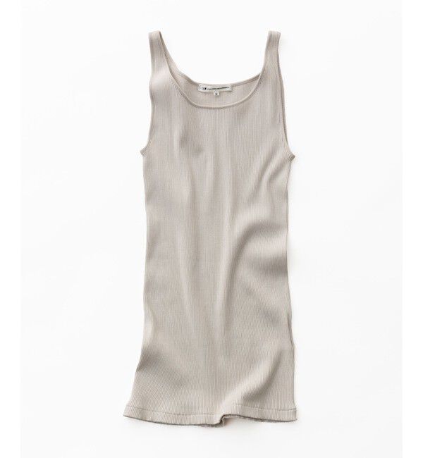 23区「【Oggi6月号掲載/新色追加】オーガニック コットンリブ タンクトップ」|タンクトップ|グレージュ系
