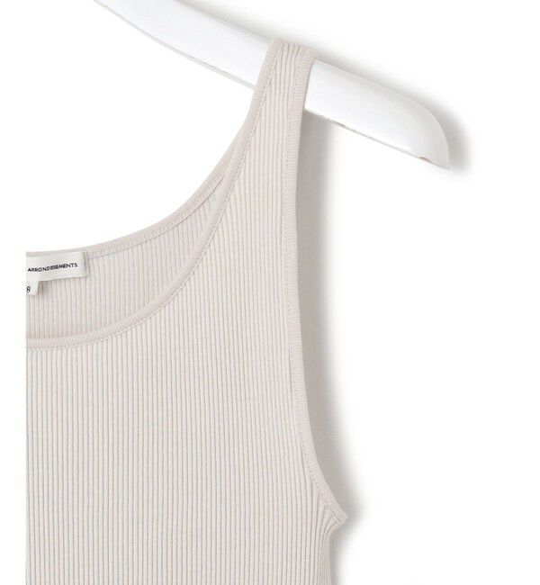 23区「【Oggi6月号掲載/新色追加】オーガニック コットンリブ タンクトップ」|タンクトップ|