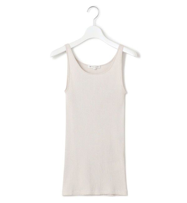23区「【Oggi6月号掲載/新色追加】オーガニック コットンリブ タンクトップ」|タンクトップ|