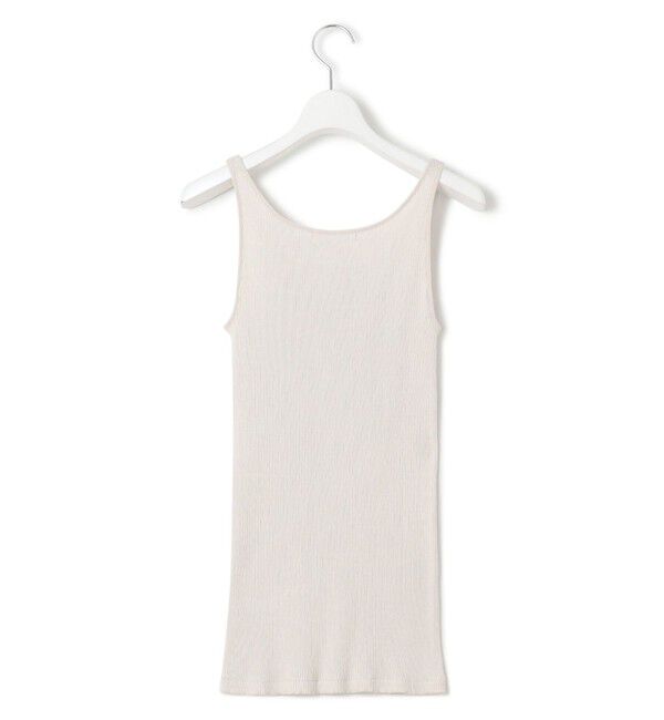 23区「【Oggi6月号掲載/新色追加】オーガニック コットンリブ タンクトップ」|タンクトップ|