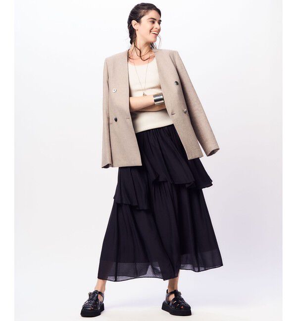 23区「【Oggi6月号掲載/新色追加】オーガニック コットンリブ タンクトップ」|タンクトップ|