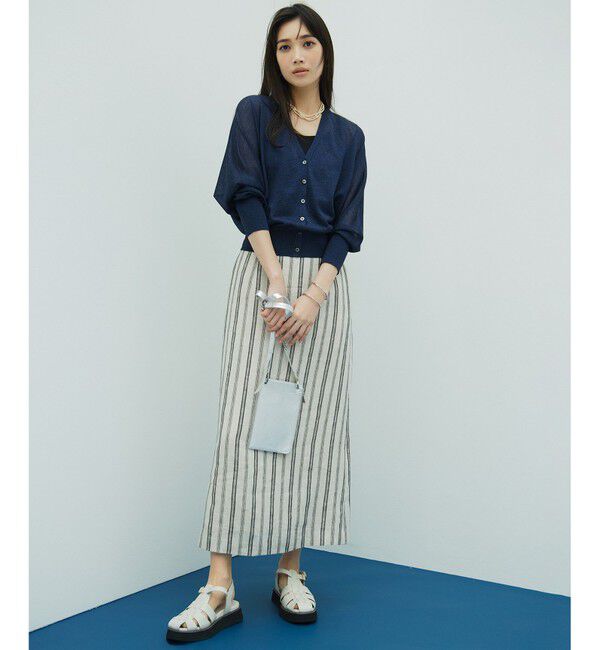 23区「【Oggi6月号掲載/新色追加】オーガニック コットンリブ タンクトップ」|タンクトップ|