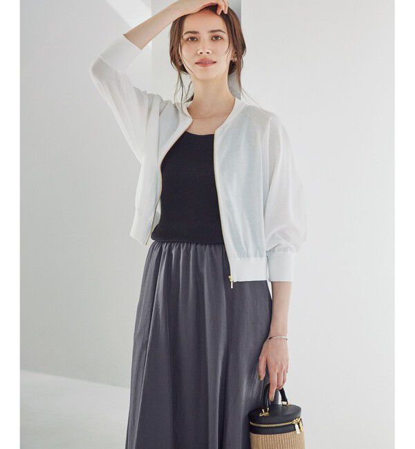 23区「【Oggi6月号掲載/新色追加】オーガニック コットンリブ タンクトップ」|タンクトップ|