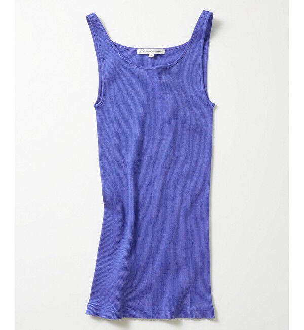 23区「【Oggi6月号掲載/新色追加】オーガニック コットンリブ タンクトップ」|タンクトップ|ブルー系