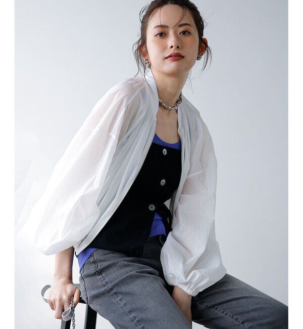 23区「【Oggi6月号掲載/新色追加】オーガニック コットンリブ タンクトップ」|タンクトップ|