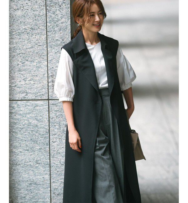 23区「【CLASSY. 10月号掲載/洗える】ドレープ ジレ」|その他|