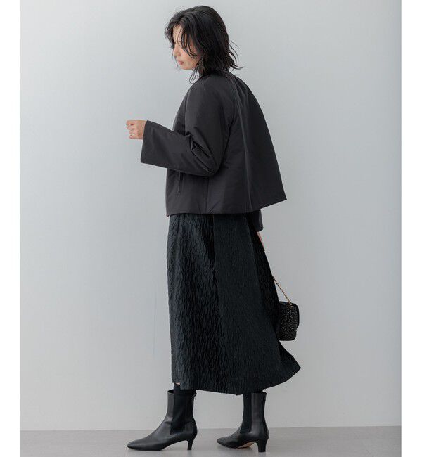 23区「【23区&times;Oggiコラボ /撥水加工】中綿 パディングタフタ ジャケット」|ダウン|