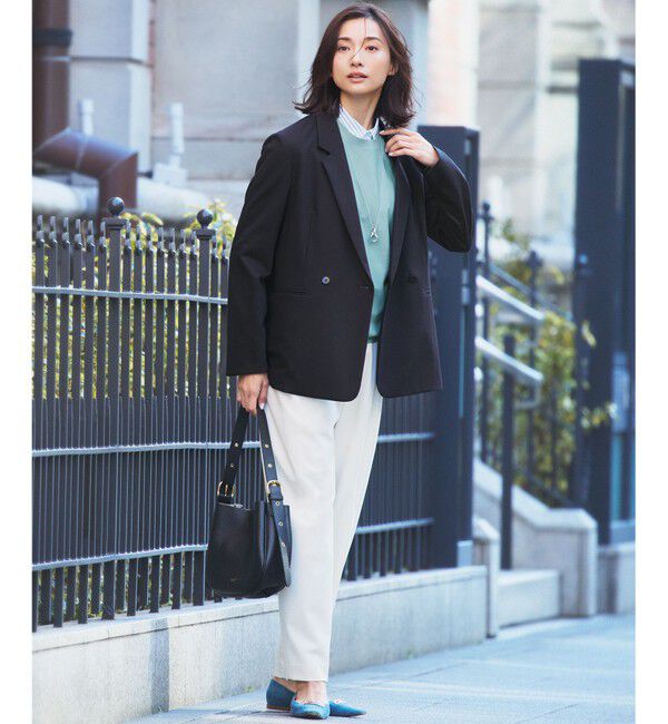 23区「【Oggi3月号掲載/セットアップ対応】 ライトクロス ジャケット」|テーラードジャケット|