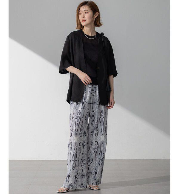 23区「【洗える】シャイニーシアー ドルマン ニット」|ニット・セーター|