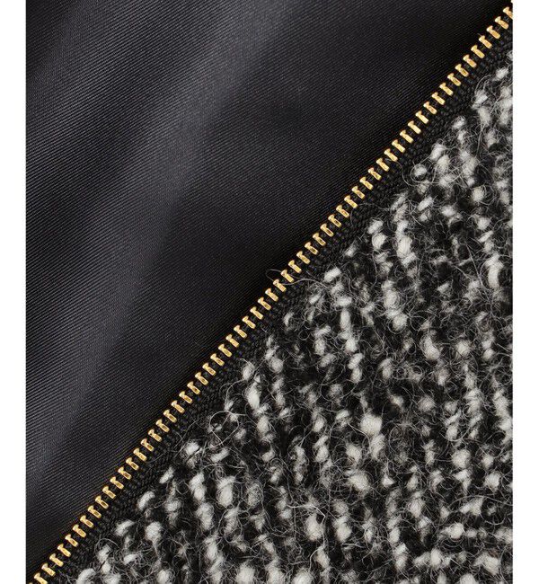 23区「【STORY11月掲載】BALLI ヘリンボーンツイード ノーカラー ブルゾン」|ブルゾン・スタジャン|