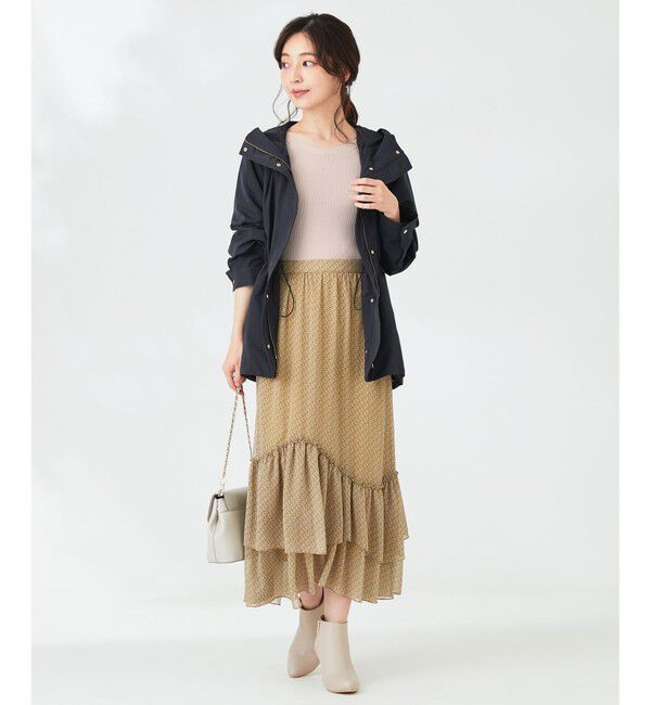 any SiS「【洗える】ティアードプリント スカート」|スカート|