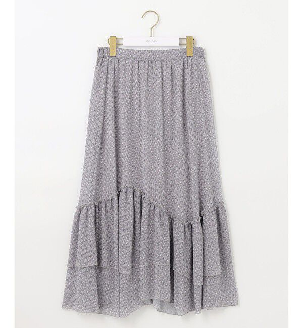 any SiS「【洗える】ティアードプリント スカート」|スカート|