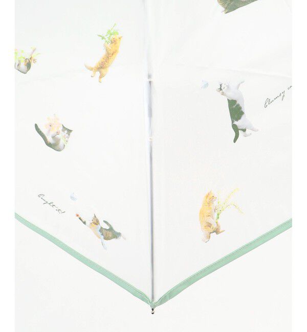 any SiS「【猫プリント】沖昌之 折りたたみアンブレニャン」|傘|