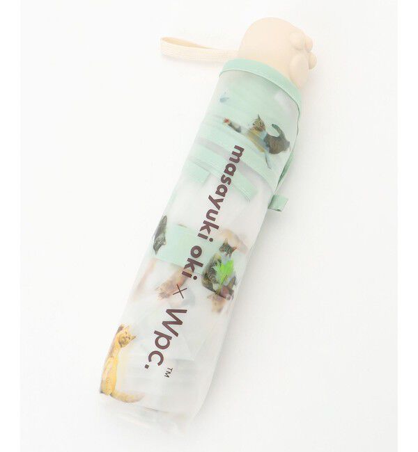 any SiS「【猫プリント】沖昌之 折りたたみアンブレニャン」|傘|