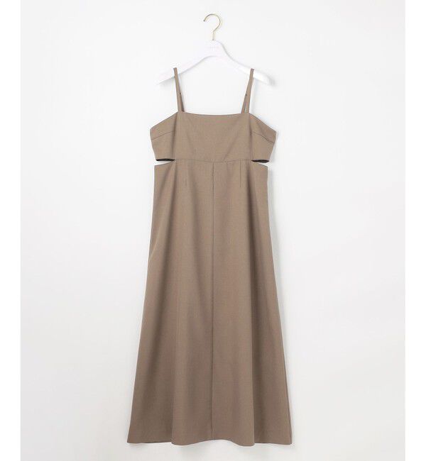 ANY SIS「【洗える・2SET】カットデザインスタイルアップ ワンピース&times;ニット」|スーツ|