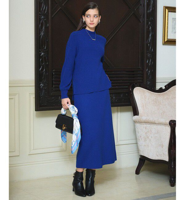 ANY SIS「CICA加工 ビューティ畔ボトルネック ニット」|ニット・セーター|