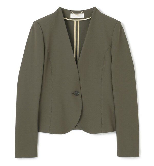 BEIGE,「LUIZA / ノーカラージャケット」|ノーカラージャケット|