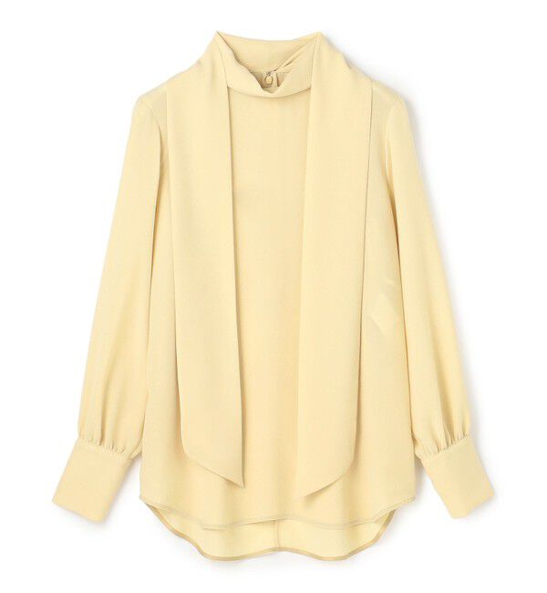 BEIGE,「【洗える】STOW / パフスリーブボウタイブラウス」|シャツ・ブラウス|