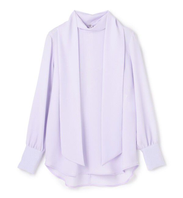 BEIGE,「【洗える】STOW / パフスリーブボウタイブラウス」|シャツ・ブラウス|