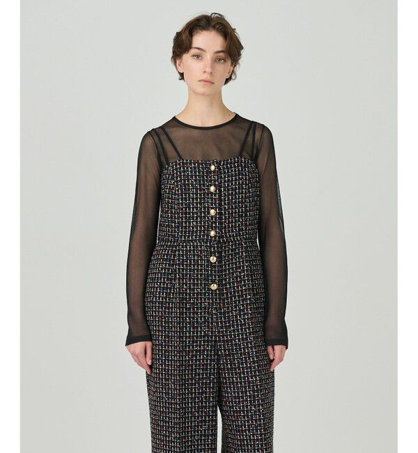 Diagram「ツイードサロペット」|オールインワン|