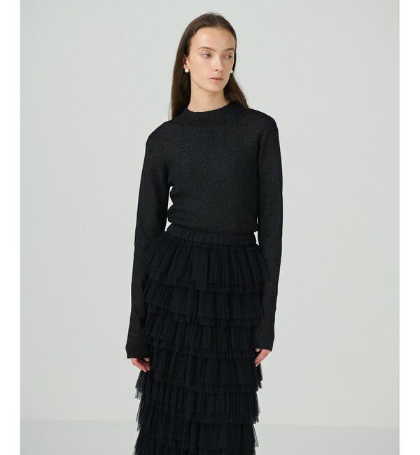 GRACE CONTINENTAL「ラメハイゲージニットトップ」|ニット・セーター|