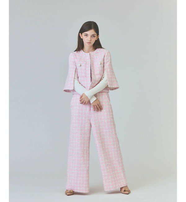 Grace Class「チェックツイードサロペット」|その他|