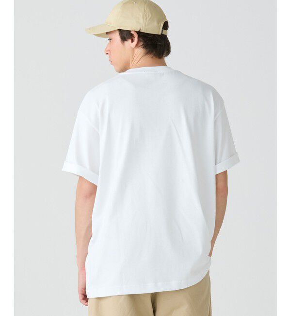 LACOSTE「シェニールワニロゴ オーバーサイズ半袖Tシャツ / ルーズフィットT」|Tシャツ・カットソー|
