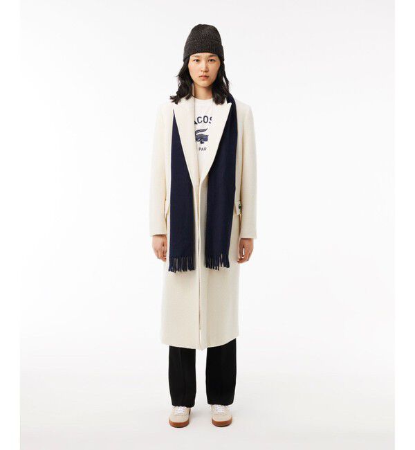 LACOSTE「メランジウールニットビーニー / ニットキャップ」|ニット帽|