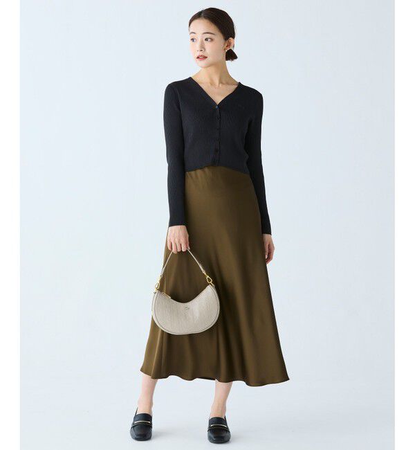 LACOSTE「UVカット クールマックスリブニットカーディガン」|カーディガン|