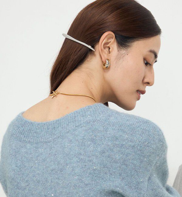 NOLLEY'S sophi「モヘヤラメスパンコール2WAYプルオーバーニット」|ニット・セーター|