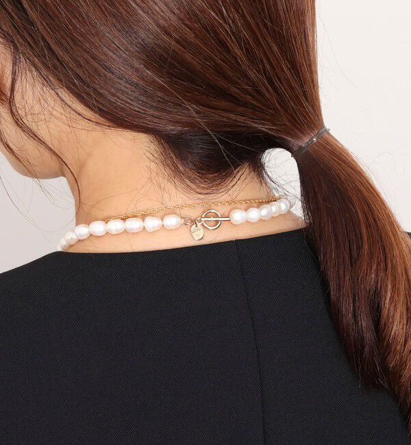 NOLLEY'S「淡水バロックパールショートネックレス」|ネックレス|