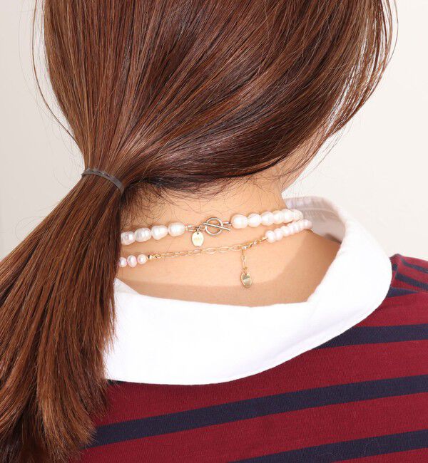 NOLLEY'S「淡水バロックパールショートネックレス」|ネックレス|