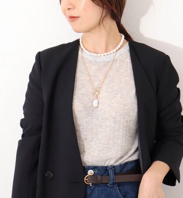 NOLLEY'S「淡水バロックパールショートネックレス」|ネックレス|