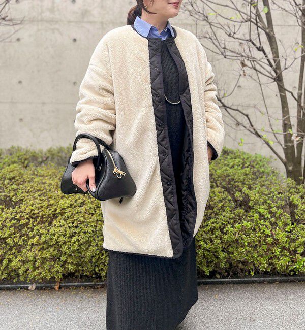 NOLLEY'S「ウォッシャブルカールカール求心柄ニットワンピース」|ワンピース|