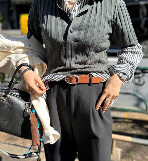 NOLLEY'S「【LEFIJE/レフィエ】別注カーブビックバックルベルト」|ベルト|