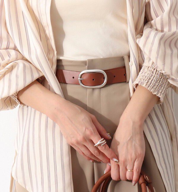 NOLLEY'S「【LEFIJE/レフィエ】別注カーブビックバックルベルト」|ベルト|