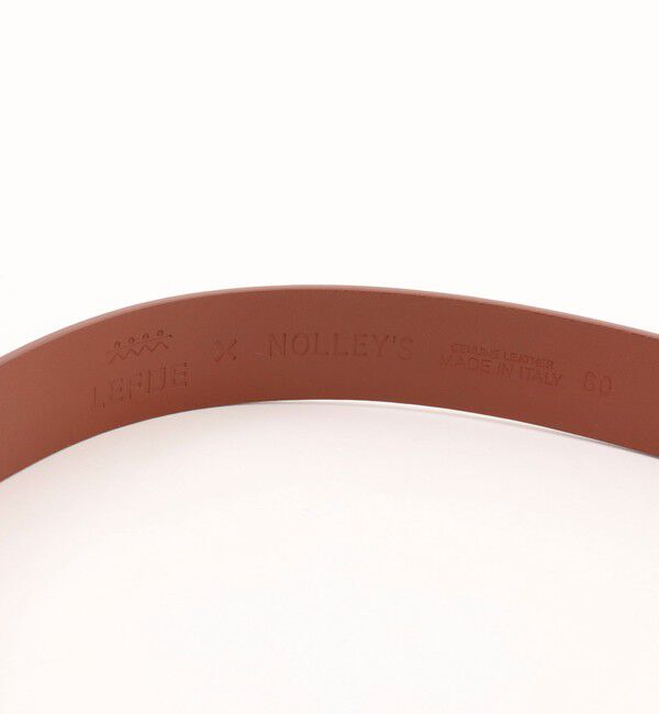 NOLLEY'S「【LEFIJE/レフィエ】別注カーブビックバックルベルト」|ベルト|