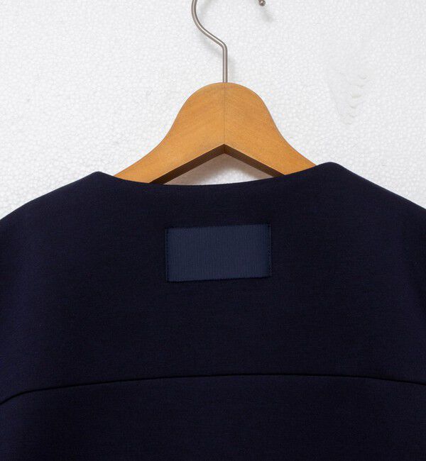 NOLLEY'S「ウォッシャブルエアボールクルーネックブルゾン」|ブルゾン・スタジャン|