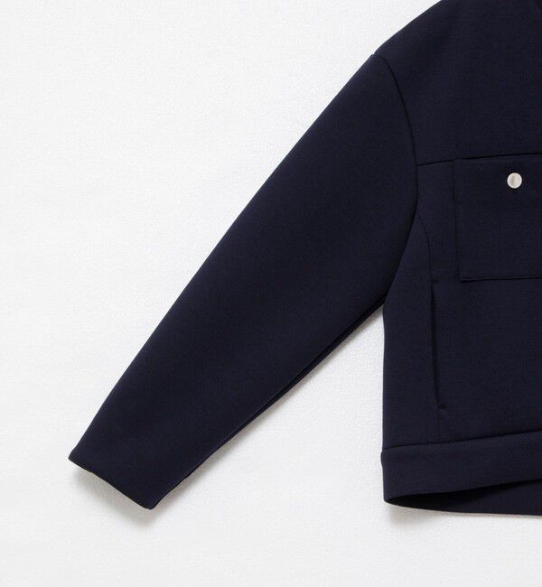 NOLLEY'S「ウォッシャブルエアボールクルーネックブルゾン」|ブルゾン・スタジャン|