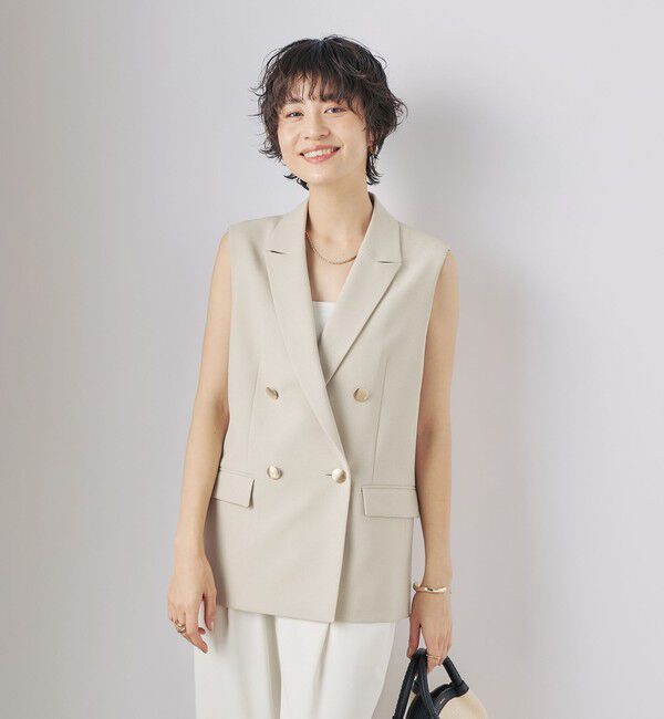 NOLLEY'S sophi「ウォッシャブルドライトロピカルジレ」|ベスト・ジレ|