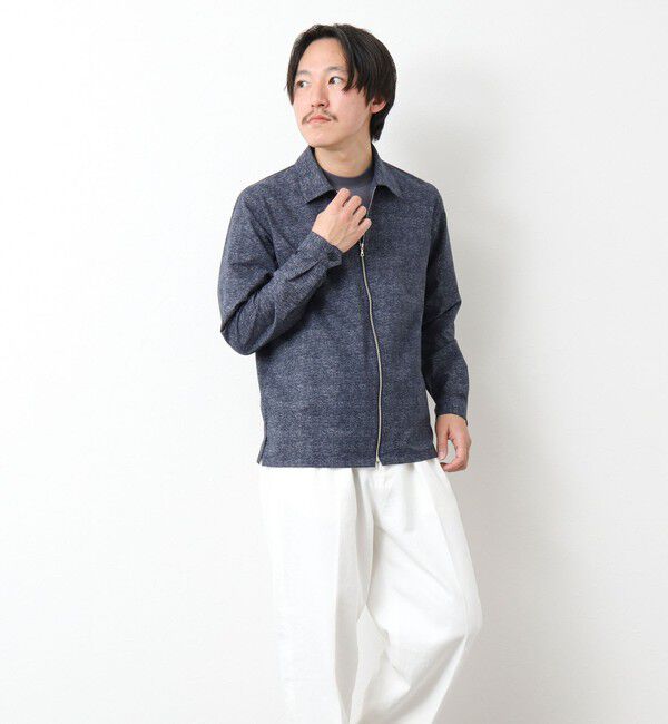 NOLLEY'S goodman「【COOL DOTS/クールドッツ】《吸水速乾》ジップシャツブルゾン 25SS」|ブルゾン・スタジャン|