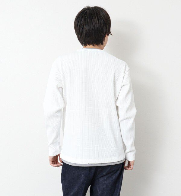 NOLLEY'S goodman「《吸水速乾》ワッフルダブルカラーLS TEE 25SS」|Tシャツ・カットソー|